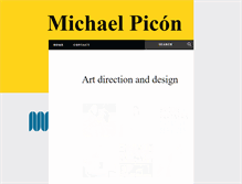 Tablet Screenshot of michaelpicon.com